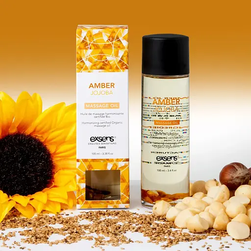 Масажна олія Exsens Amber Jojoba 100 мл - фото 4