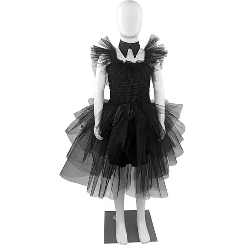 Платье Вэнздей ( Уэнздей) Аддамс на балу детское - фото 1