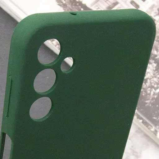 Чехол Lakshmi Silicone Cover Full Camera (AAA) для Samsung Galaxy A16 4G/5G Зеленый / Cyprus Green - фото 6