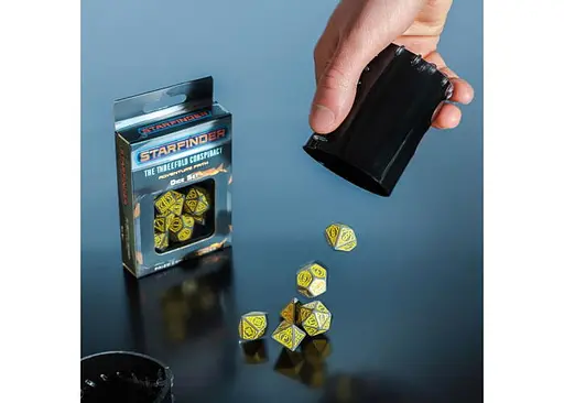 Набор кубиков Starfinder Threefold Conspiracy Dice Set , 7 шт. (STAR3C) - фото 4