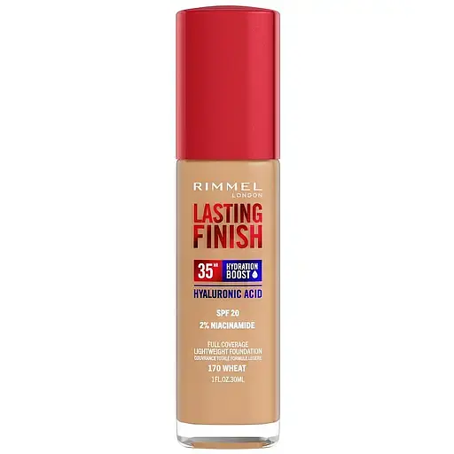 Тональная основа Rimmel Lasting Finish 35h тон 170 (Wheat) 30 мл - фото 1