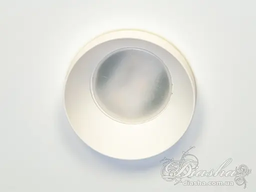 Унікальний, стриманий, алюмінієвий точковий світильник для зали, серія - фото 3