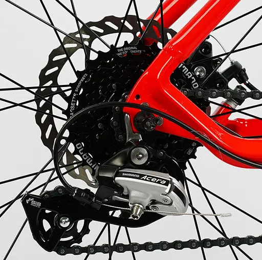 Велосипед Спортивный Corso "Antares" 29" AR-29090 рама алюминиевая 19", оборудование Shimano Altus, вилка Sunt - фото 8