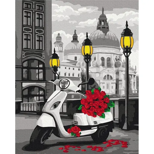 Картина за номерами Букет з доставкою Brushme 40x50 см кольорова 000276511