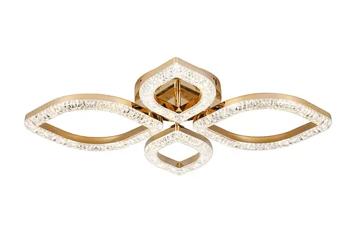 Люстра светодиодная акриловая Sirius 2721/2+2 GD 48W*2