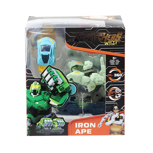 Машинка-трансформер SCREECHERS WILD! S4 L2 - АЙРОН ЕЙП, EU685201