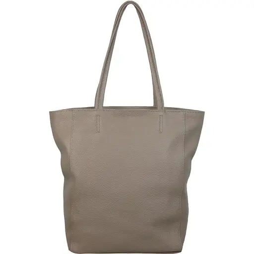 Женская сумка Borsacomoda из натуральной кожи бежевая 845.018 sum0028714 - фото 1