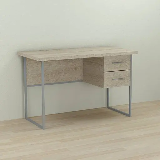 Компьютерный стол Ferrum-decor Таккота 75x100x70 серый ДСП Дуб Сонома 32мм (FRD-102335)