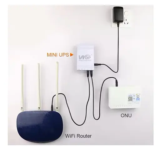 UPS ДБЖ для роутера, модему ONU — інтернет без світла WGP M103C 12 V 1 A 25 W 16000 mAh +блок живлення - фото 6