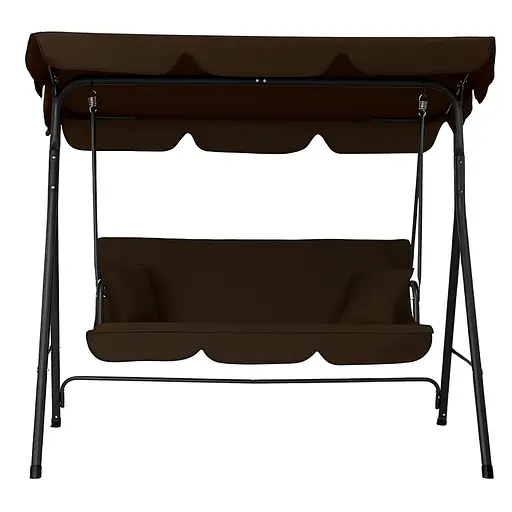 Гойдалка Leobro з подушками на 3 особи Brown - фото 3