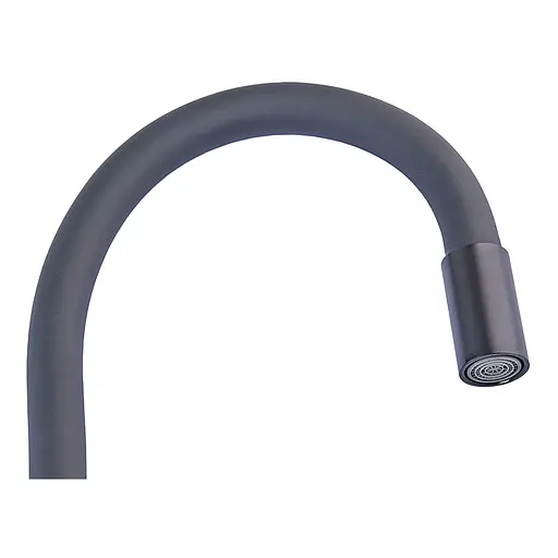 Смеситель для кухни Mixxus Magnum 011 с гибким изливом MI6199 Черный матовый - фото 2