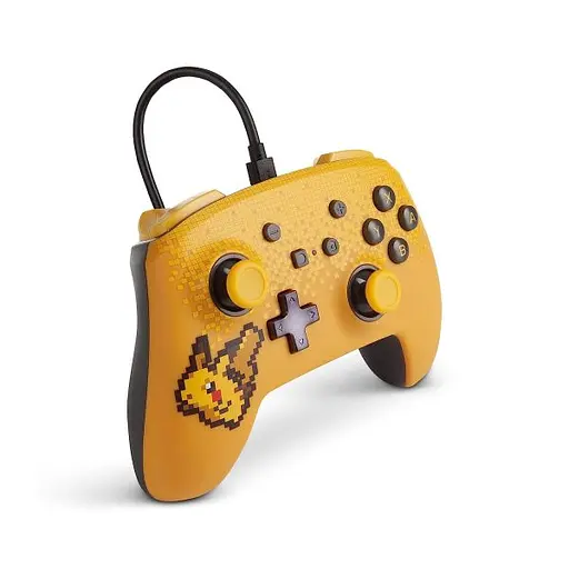 PowerA Enhanced Wired Controller for Nintendo Switch (Pixel Pikachu) - фото 2