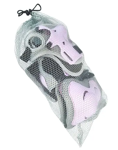 Комплект детский шлем и защита Yongkang GB24429-2009 S (5-9 л) фиолетовый крылья (G0001963) - фото 10