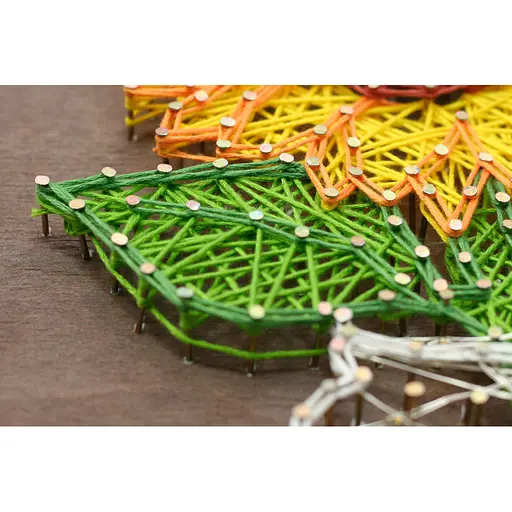 Набір стрінг-арт Соняшник ABC-018 дерев'яна основа - фото 4