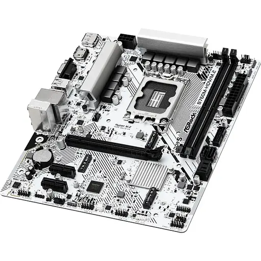Материнська плата ASRock B760M-HDV/M.2 (1700/B760, 2xDDR5, 1xPCIex16, 4xSATAІІІ, 2xM.2, 2.5GLan, 7.1ch, mATX) - фото 3