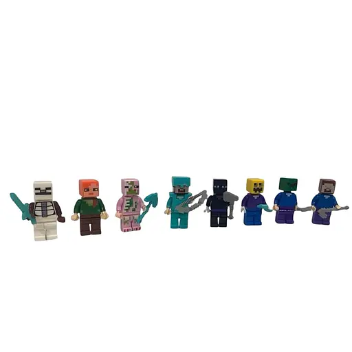 Коллекционный набор игровых фигурок "Minecraft" из 8 персонажей

 - фото 2
