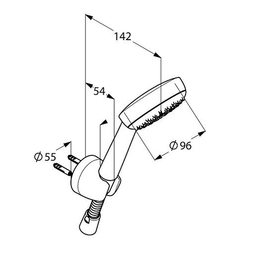 Душевой гарнитур Kludi Logo 6801005-00 - фото 2