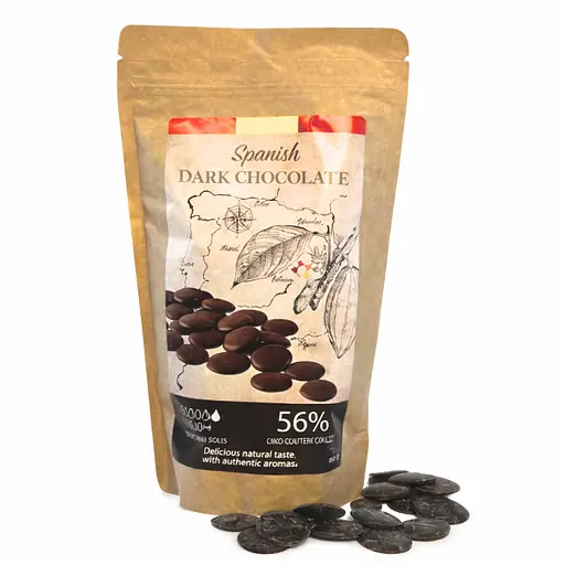 Шоколад чорний 56% Natra Cacao 400 г - фото 1