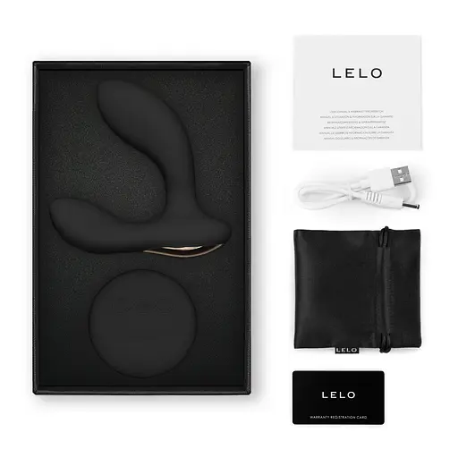 Стимулятор простати LELO Hugo 2 Remote, 10.7 см чорний - фото 2