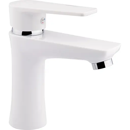 Змішувач для умивальника Brinex 35W 001 Білий - фото 1