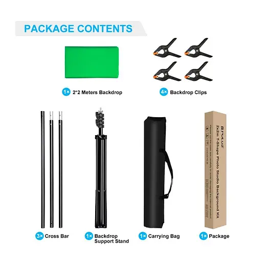 Фон хромакей зелений Puluz PU5205G 2x2м [86229] - фото 5