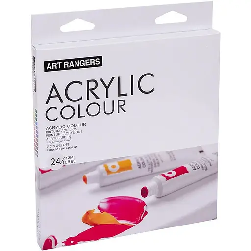 Набір акрилових фарб "Art Ranger Acryliс" EA2412, 12 мл 24 кольори - фото 2