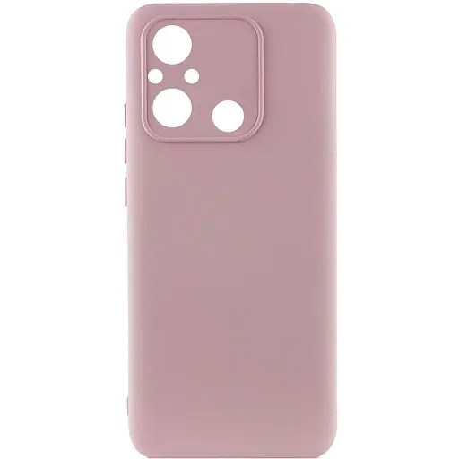 Чехол Getman TPU Liquid Silk Full Camera для Xiaomi Redmi 12C Розовый/Pink Sand