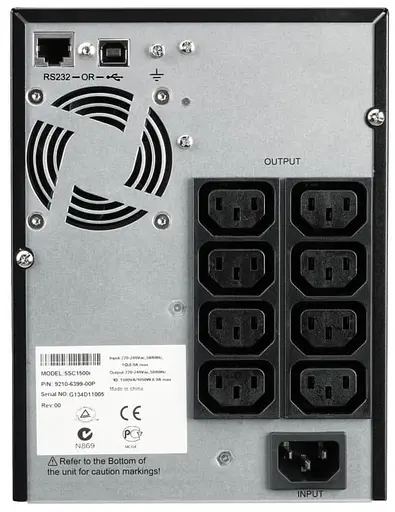 Источник бесперебойного питания Eaton 1500 ВА / 1050 Вт / 9 А*ч (5SC1500I) - фото 3