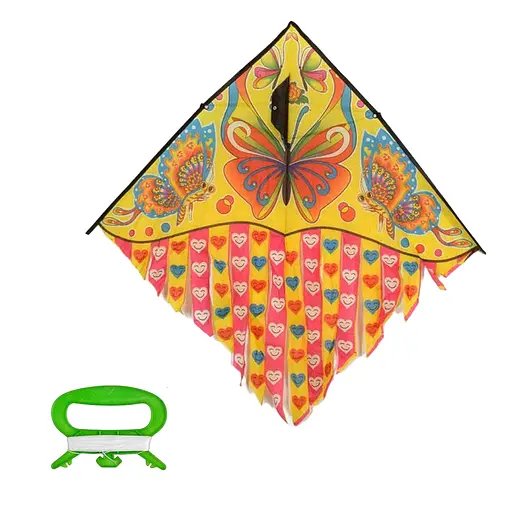 Воздушный змей, ширина 110 см, длина 55 см, хвост 65 см, MR0435 (В ассортименте)