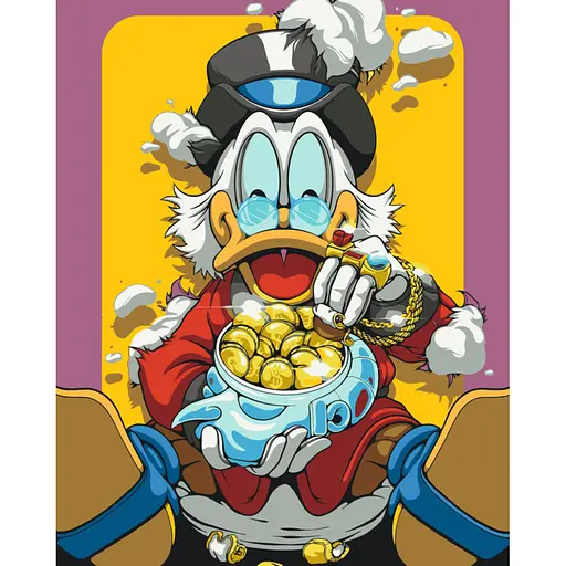 Картина по номерам "Денежный Скрудж" Art Craft 16140-AC 40x50 см - фото 1