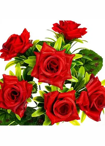 Букет "Троянди", червоний, 32 см Elisey (8412-017)   - фото 2