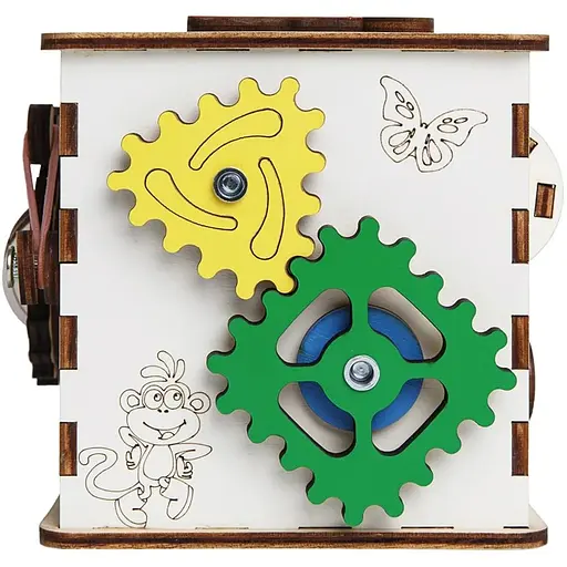 Бізікуб GoodPlay Малюк розвиваючий 12х12х12 см (K 001) - фото 4