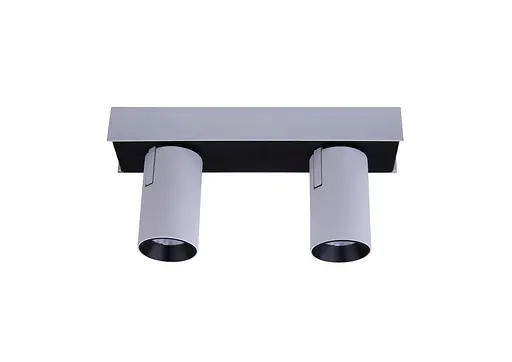 Точковий світильник MJ-Light S056 2X10W WH+BK 3000K - фото 2