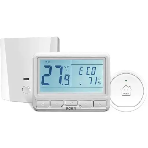 Термостат Poer PTC16 бездротовий з wifi терморегулятором для теплої підлоги - фото 2