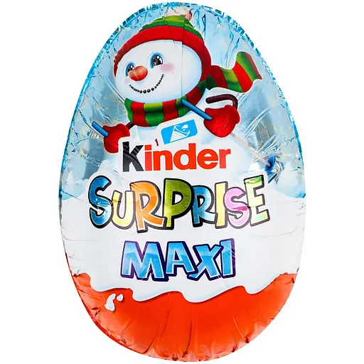 Яйцо Kinder Maxi Surprise Новогоднее 100 г - фото 3