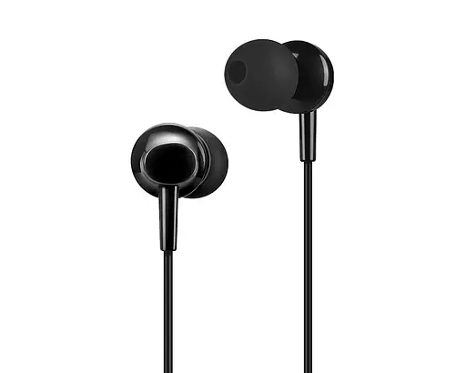 Навушники HOCO M14 initial sound universal earphones with mic Black - фото 1