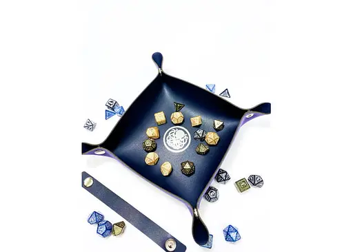 Настольная игра Планета Ігор Лоток для кубиков Ктулху (синий) (Dice tray Cthulhu navy) (pi-dt011) - фото 5