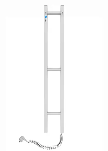 Електрична рушникосушарка Navin Силует Квадро 160x1000 права 12-017050-0110, Білий, Праве - фото 1
