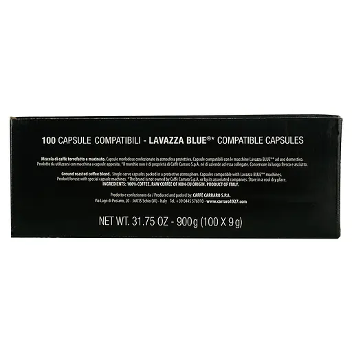 Кава в капсулах Carraro Lavazza Blue Decaffeinato, 100 капсул - фото 4