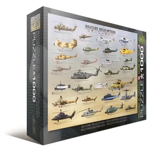 Пазл EuroGraphics Військові гелікоптери 1000 ел. (6000-0088) - фото 1