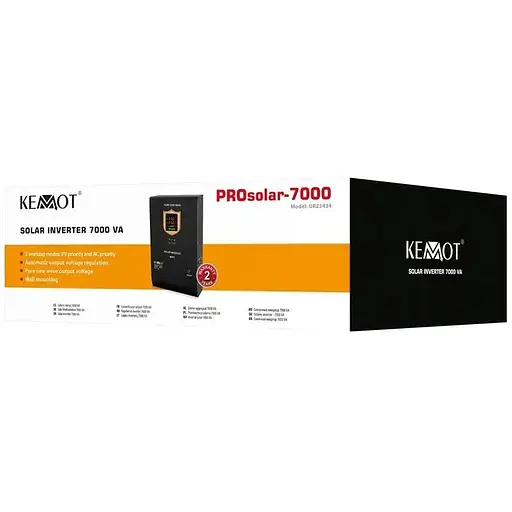 Солнечный инвертор Kemot PROsolar-7000, 48V 230V 7000VA/5000W гибридный - фото 6
