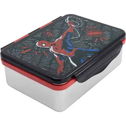 Ланч-бокс металлический 1,1л Stor Spider-Man (74756)