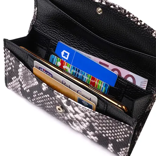 Жіночий шкіряний гаманець Canpellini 18х9х1 см acs0025551 - фото 4