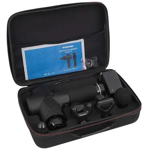 Масажний пістолет Heckermann 20 в 1 + чохол - фото 2