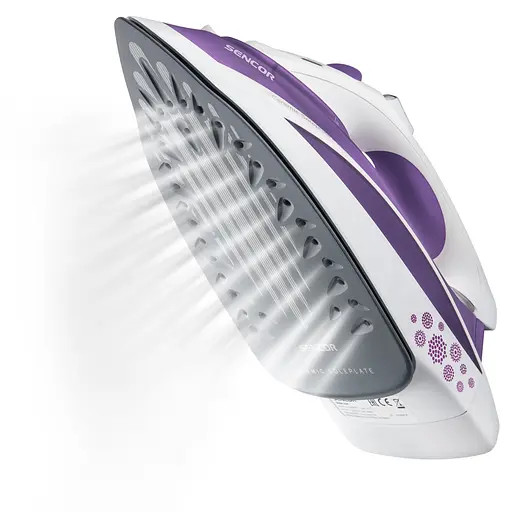 Sencor Праска, 2200Вт, 380мл, постійна пара - 30гр, Anti-Calс, Drip-Stop, керам. підошва, голубий - фото 4