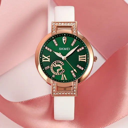 Наручний годинник жіночий 1977WT White Skmei acs0030443 - фото 4