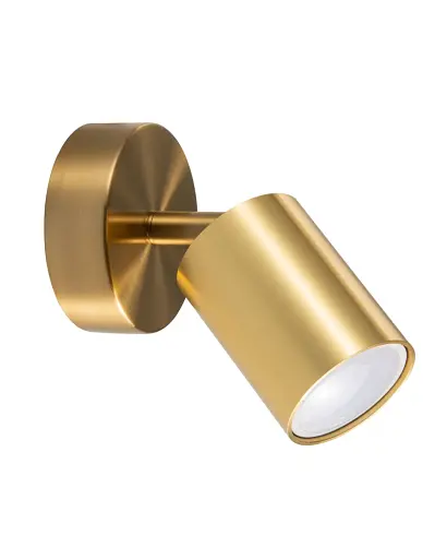 Світильник поворотний, спот Goldlux 327253 Goldi GU10 1x10W IP20 Золотий - фото 1