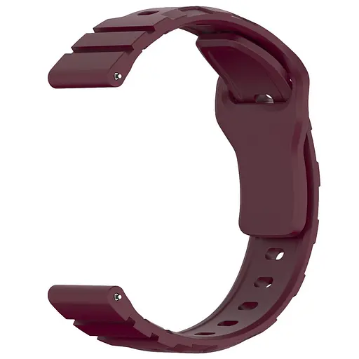 Силиконовый ремешок Defense для Smart Watch 22mm Plum - фото 3