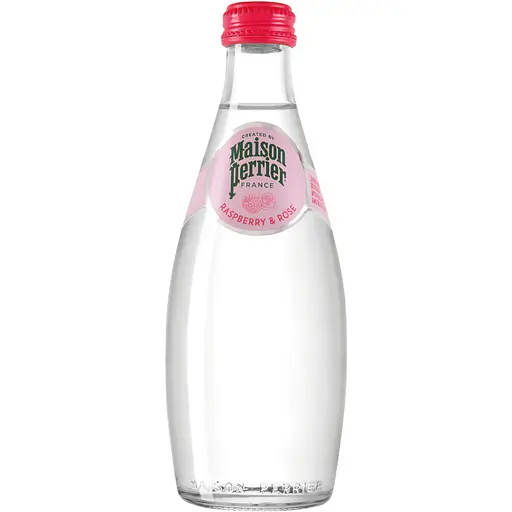 Вода минеральная Maison Perrier Raspberry-Rose газированная 0.33 л