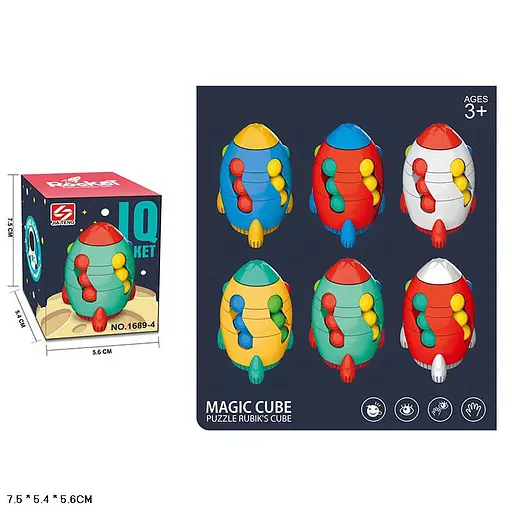 Логічна гра Ракета 1689-4, головоломка, в коробці (6980602240018) МІКС - фото 2